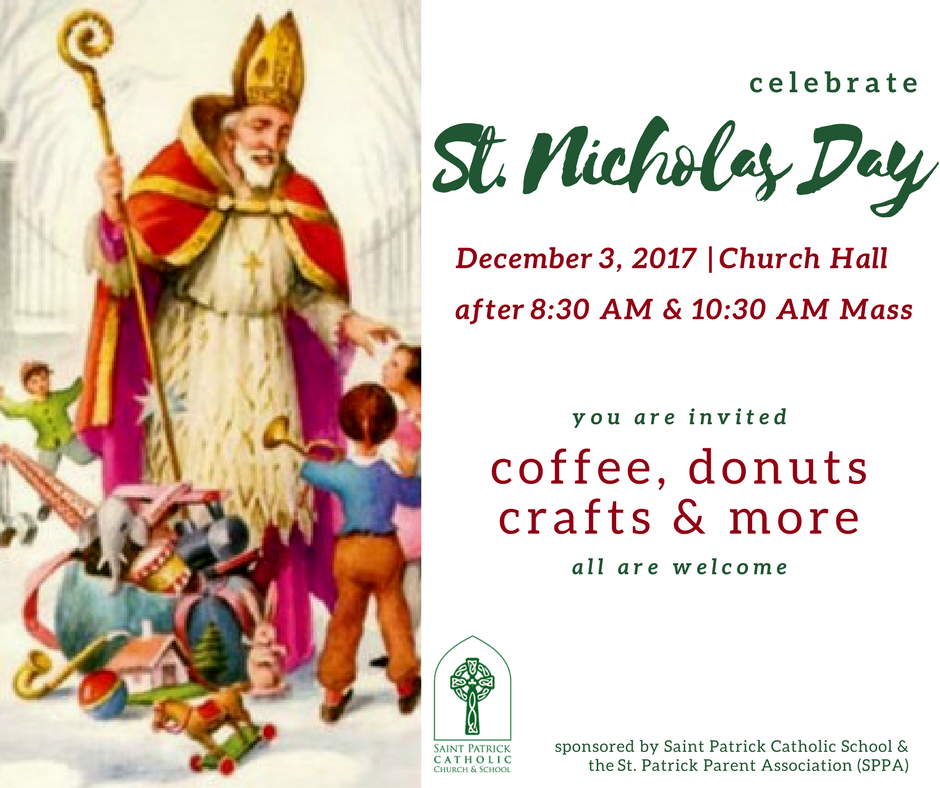 Feast Days In Advent Saint Patrick Catholic Church