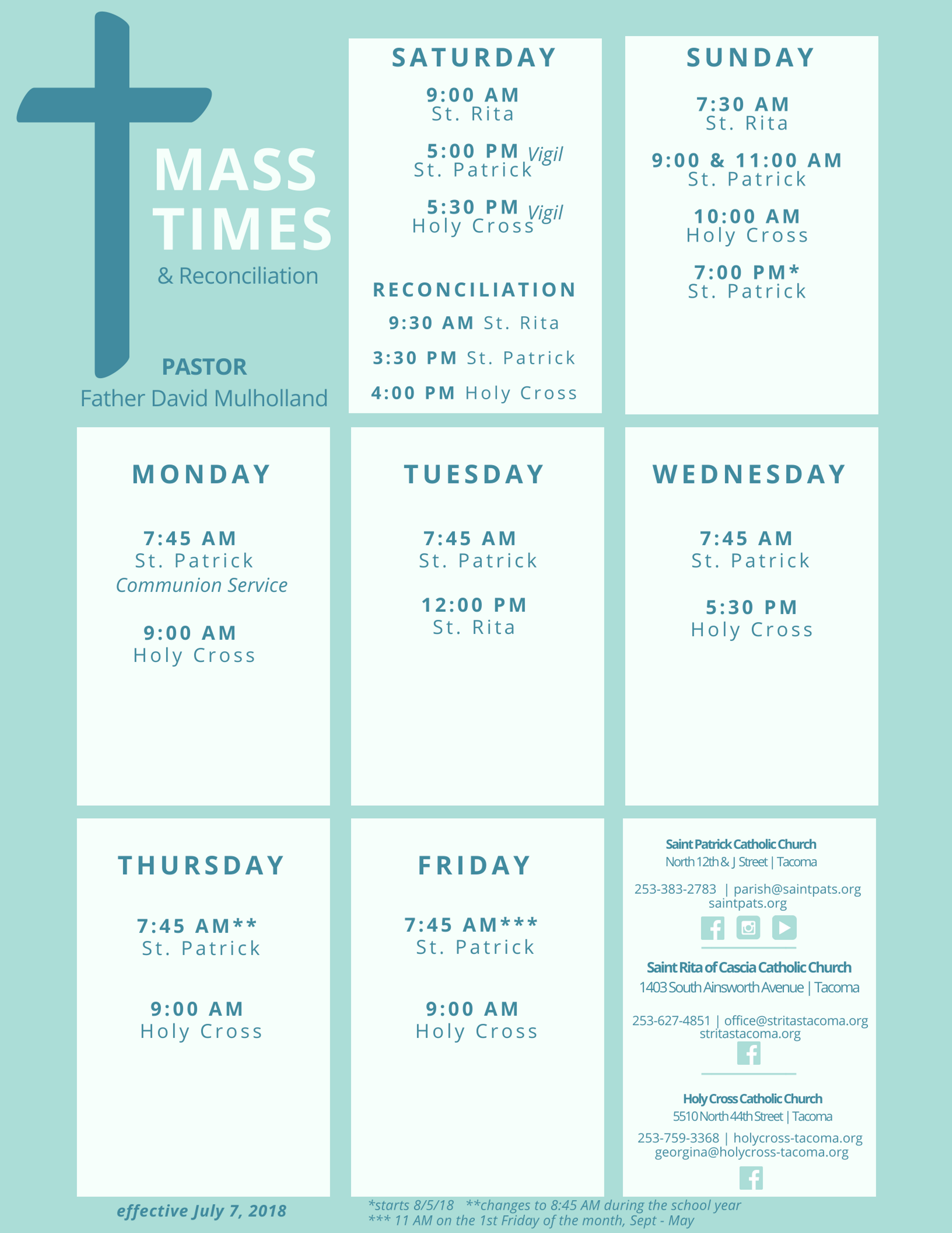 presentation of the lord catholic church mass times