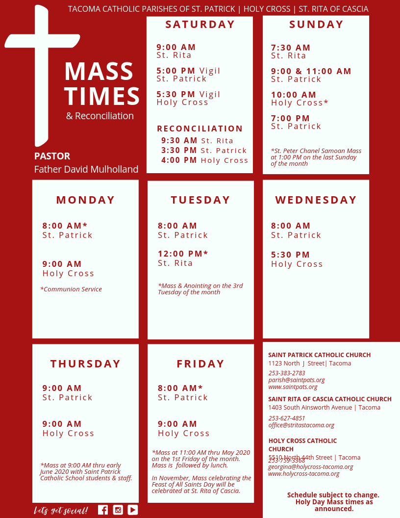 presentation church mass times