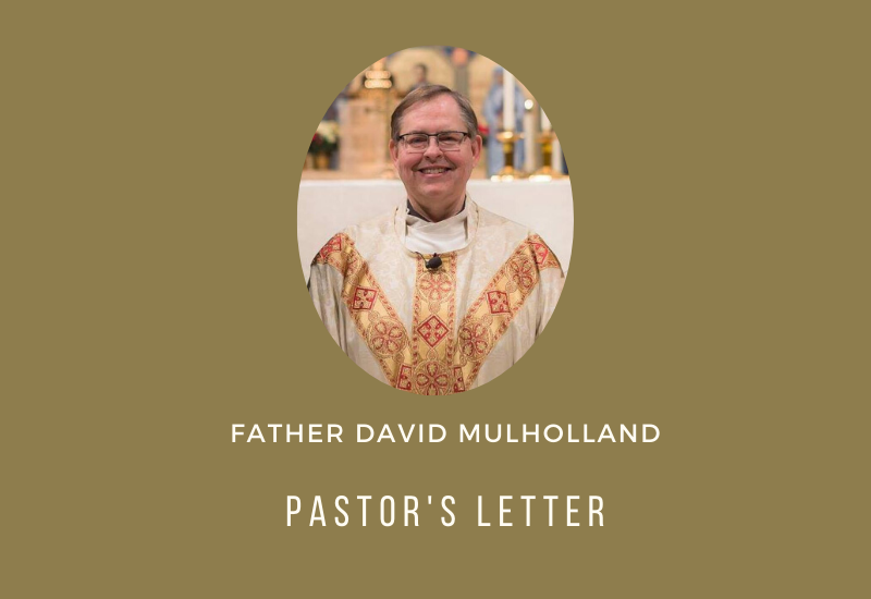 Pastors Letter